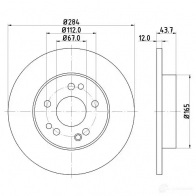 Тормозной диск HELLA 3F13U 31583 5424 1 8dd355110171 - Изображение 2