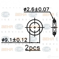 Тормозной диск HELLA 8dd355113991 31964 LNO32 5460 7PRO - Изображение 3