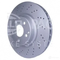 Тормозной диск HELLA 8DD 355 109-471 31514 6L206 54202 PRO - Изображение 3