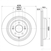 Тормозной диск HELLA 1437482944 EQ9 79H7 8DD 355 132-661 - Изображение 4