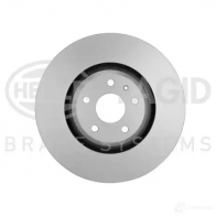 Тормозной диск HELLA 54605PRO _HC Audi TT (8J3) 2 Купе 2.0 Tfsi Quattro 200 л.с. 2008 – 2010 7YLUKHC 8DD 355 129-701