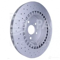 Тормозной диск HELLA 8DD 355 116-511 5504 2PRO 35B0U 32213 - Изображение 4