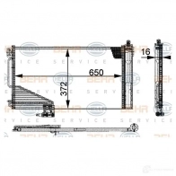 Тормозной диск HELLA CEWFS 31432 541 39PRO 8dd355108651 - Изображение 3