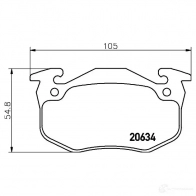 Тормозной диск HELLA 8dd355100691 509 06 DZLRL 30636