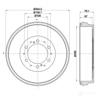 Тормозной барабан HELLA 46 RIV3 1437467778 8dt355303141 - Изображение 4