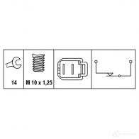 Выключатель стоп сигнала HELLA 6KDEB KJ 4082300047370 6DF 007 365-001 20040 - Изображение 2