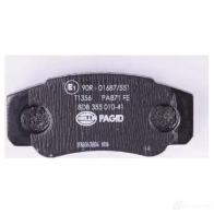 Тормозные колодки дисковые, комплект HELLA 29041 T1356 8DB 355 010-411 2392 1 - Изображение 3