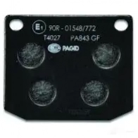 Тормозные колодки дисковые, комплект HELLA 8DB 355 017-381 2040 2 T4027 29713 - Изображение 3