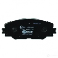 Тормозные колодки, комплект HELLA 8331D1211 2433 7 28718 8db355006871 - Изображение 3