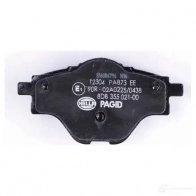 Тормозные колодки дисковые, комплект HELLA 8DB 355 021-001 25828 2582 7 30057 - Изображение 3