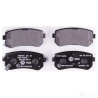 Тормозные колодки, комплект HELLA 28727 24321 243 20 8db355006961 - Изображение 2
