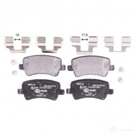 Тормозные колодки дисковые, комплект HELLA 8DB 355 025-411 2449 6 1193335435 T2641 - Изображение 2