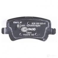 Тормозные колодки дисковые, комплект HELLA 8DB 355 025-411 2449 6 1193335435 T2641 - Изображение 3