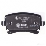 Тормозные колодки, комплект HELLA 29141 8db355011531 7921D1018 2 3326 - Изображение 3