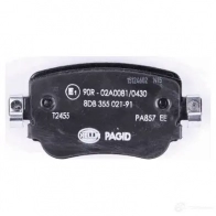 Тормозные колодки дисковые, комплект HELLA 30129 8DB 355 021-911 T2455 2511 0 - Изображение 3