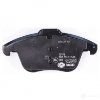 Тормозные колодки, комплект HELLA 24124 2412 3 29954 8db355019881 - Изображение 3