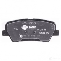 Тормозные колодки дисковые, комплект HELLA 2552 0 30198 25521 8DB 355 023-041 - Изображение 3