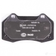 Тормозные колодки дисковые, комплект HELLA 24687 30106 8DB 355 021-621 2 4162 - Изображение 3