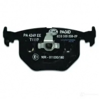 Тормозные колодки, комплект HELLA 8db355008091 2 1282 28829 21487 - Изображение 3