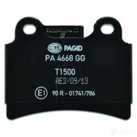 Тормозные колодки, комплект HELLA 24 097 8db355011861 T1500 29171 - Изображение 3
