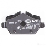 Тормозные колодки, комплект HELLA 8db355020111 2547 8 29974 25479 - Изображение 3