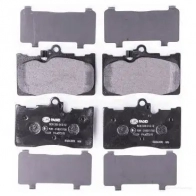 Тормозные колодки дисковые, комплект HELLA 29196 8DB 355 012-121 24396 203 25 - Изображение 2