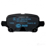 Тормозные колодки дисковые, комплект HELLA 8DB 355 024-911 1193335352 22 129 22130 - Изображение 2