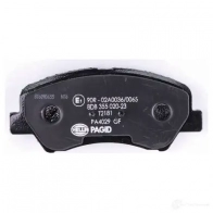 Тормозные колодки, комплект HELLA 8db355020231 25349 29986 2534 8 - Изображение 3