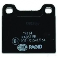 Тормозные колодки дисковые, комплект HELLA 8DB 355 017-441 21 035 T4114 29719 - Изображение 3