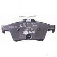 Тормозные колодки дисковые, комплект HELLA 8DB 355 015-741 2348 2 29550 25218 - Изображение 3