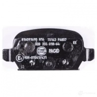 Тормозные колодки дисковые, комплект HELLA 29834 232 84 8742D1533 8DB 355 018-641 - Изображение 3