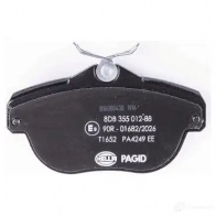 Тормозные колодки, комплект HELLA 8db355012881 2 4462 T1652 29267 - Изображение 3