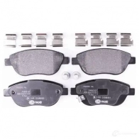 Тормозные колодки дисковые, комплект HELLA 8DB 355 013-371 23981 Opel Corsa (D) 4 2006 – 2014 2 3708