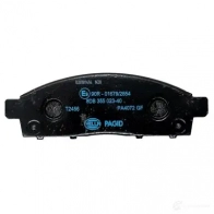 Тормозные колодки дисковые, комплект HELLA 1193334783 8DB 355 023-401 25088 25 087 - Изображение 2