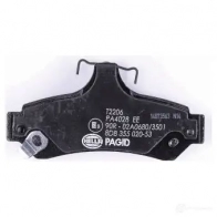 Тормозные колодки дисковые, комплект HELLA 30012 8DB 355 020-531 2559 9 25600 - Изображение 3