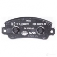 Тормозные колодки дисковые, комплект HELLA 7301D413 8DB 355 018-991 2095 0 29867 - Изображение 3