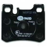 Тормозные колодки дисковые, комплект HELLA 28793 8DB 355 007-671 7496D620 2 1301 - Изображение 3