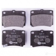 Тормозные колодки дисковые, комплект HELLA 8DB 355 009-501 235 93 23594 28952 - Изображение 2