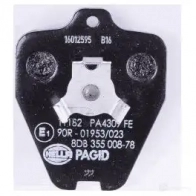 Тормозные колодки дисковые, комплект HELLA 21 452 28887 21454 8DB 355 008-781 - Изображение 3