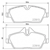 Тормозные колодки, комплект HELLA 1437478270 8CD6 OAJ 8db355021881 - Изображение 4