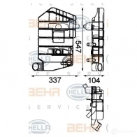 Тормозные колодки, комплект HELLA 8db355010941 29088 23231 2323 0 - Изображение 4