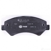 Тормозные колодки, комплект HELLA 8db355023011 30196 24467 2 4466 - Изображение 3