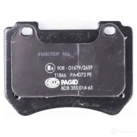 Тормозные колодки, комплект HELLA 8db355014651 29442 24853 2485 2 - Изображение 3