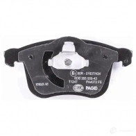 Тормозные колодки дисковые, комплект HELLA 23405 8DB 355 009-431 2340 4 28945 - Изображение 3