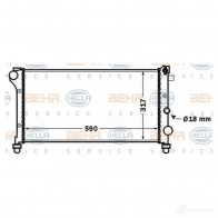 Тормозные колодки, комплект HELLA 8db355020741 25 610 30033 25611 - Изображение 4