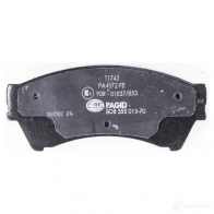 Тормозные колодки дисковые, комплект HELLA 29348 2 4582 8DB 355 013-701 8277D1164 - Изображение 3