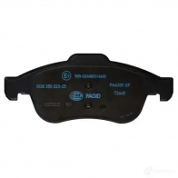 Тормозные колодки дисковые, комплект HELLA 222 40 8DB 355 023-251 1193334740 22241 - Изображение 2