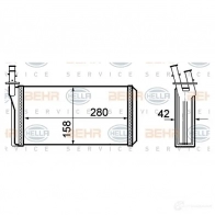 Тормозные колодки, комплект HELLA T1638 8db355012751 29254 243 06 - Изображение 2