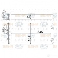 Тормозные колодки, комплект HELLA T1638 8db355012751 29254 243 06 - Изображение 4