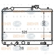 Тормозные колодки, комплект HELLA 24 513 29289 8db355013101 7986D1081 - Изображение 4